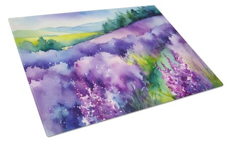 NEW New Hampshire Purple Lilac in Watercolor Glass Cutting Board Decorative Tempered Glass Kitchen Cutting and Serving Board Large Size Chopping